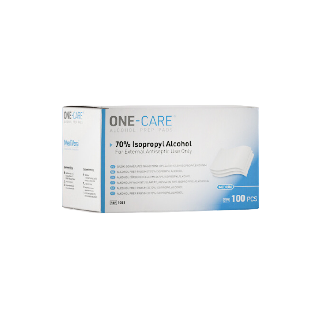 Alcohol Prep Pads Disposable, Sterile, 1.2" x 2.6" (200)